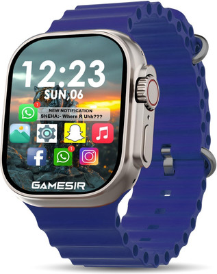 GameSir T800 Ultra Blue Smartwatch with Bluetooth, Fitness & Heart Rate Tracking Smartwatch(Blue-1 Strap, Free Size)