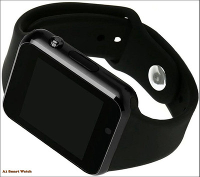 Hayyo A1 Smart Watch - Support Voice Calling / Memory Card / Bluetooth / Camera / SIM Smartwatch(Black Strap, Free Size)