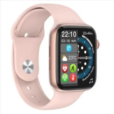 Wyltron T55 Series 7 Smart Watch with 1.55 inch Amoled Touch Display Bluetooth Calling Smartwatch(Pink Strap, Free Size)