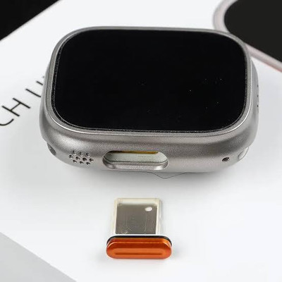 dicrobots T800 Ultra Smart Watch & Wireless Charger Smartwatch(ORANGE Strap, m)