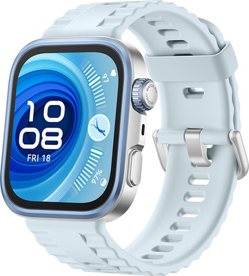 Huawei Watch Fit 4Pro, Titanium Body, Free dive, 100+ Sports mode, GPS, 10 Days Battery Smartwatch(Blue Strap, Free Size)