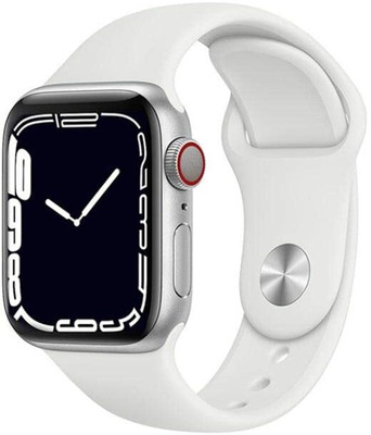 Storia i8 pro max Smart Watch Bluetooth Smart Wrist Watch for Smartphones Smartwatch(White Strap, LARGE)