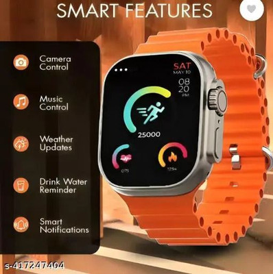 zdea T800 Ultra Smart Watch Series 8 ORANGE Smartwatch(QRANGE Strap, FREESIZE)