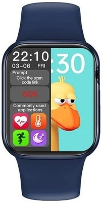 SuviTime Flex W26 Plus Smartwatch(Navy Blue Strap, Free Size)
