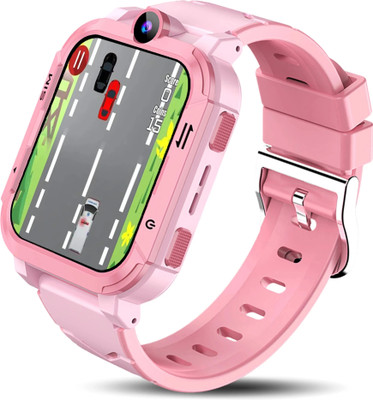 GameSir 5G Kids Smartwatch with SIM, GPS,Video Call, VoiceChat, Camera, SOS & Waterproof Smartwatch(Pink-1 Strap, Free size)
