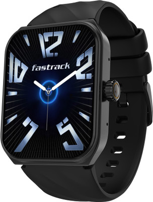 Fastrack Revoltt X2 with 1.91'' BT Calling|Rotating Crown|60 Hz Refresh Rate|Fast Charge Smartwatch(Black Strap, Free Size)