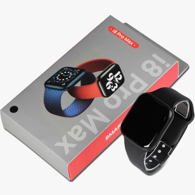 STROMBUCKS i8 Pro Max Calling Function Smartwatch(Black Strap, Regular)