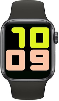 Roods Smartwatch T500 New Band With Bluetooth Calling & Extra Features Smartwatch(Black Strap, Free Size)