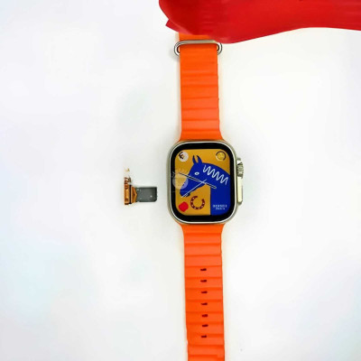 Barkati T800 Ultra Smart Watch MAX13 Series 8 For Men & Women Smartwatch(ORANGE Strap, FREE)