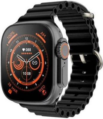 SGG GOOD THINGS BMW GT8 ULTRA NFC Door Unlock Smart Watch Ultra 8|49mm Smartwatch(Black Strap, Free)