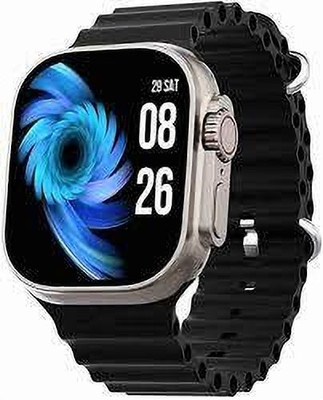 Wrixty T800 Mayank New Ultra Meta Smartwatch 92 Smartwatch(Black Strap, 49)