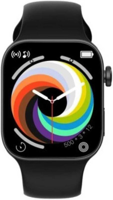 N-WATCH 4G I8 Pro Max Android & IOS With Bluetooth Features Smartwatch(Black Strap, Free)