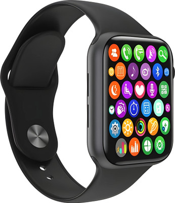 RABBIT KNIGHTS SMART-WATCH-SERIES-8-49MM-ULTRA-2-WIRELESS-CHARGING Smartwatch(BLACK, WHITE Strap, FREE)