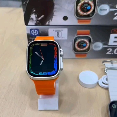 Moktu T800 Ultra Smart Watch Series 8 ORANGE522 Smartwatch(ORANGE Strap, FREESIZE)