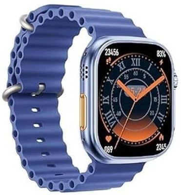 zentrix T800 Ultra Smart Watch Blue Smartwatch(Blue Strap, Small)