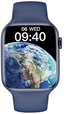 TX-FLO S9 PRO MAX, BT Calling, HD Display Black Smart Watch Smartwatch(Blue Strap, 49MM)