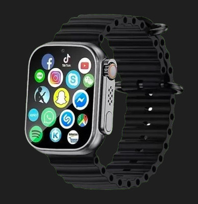 BEST BOOST T800 Ultra Honeycomp Edition smart watch with WiFi GPS SIM card 4G Network Smartwatch(Black Strap, Free Size)