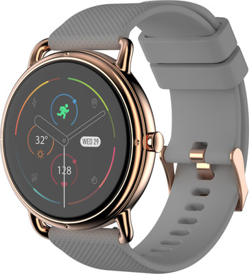 Noise Fit Buzz with 1.32inch HD Round Screen, Bluetooth calling and SPO2 Smartwatch (Grey Strap, Regular)
