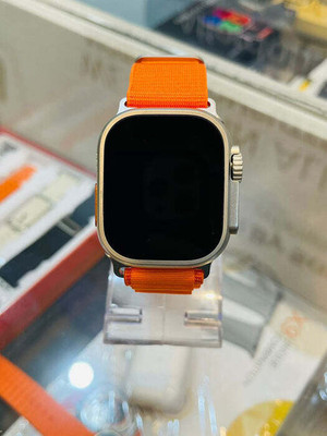 RLS T900 Android Smart Watch2 Men 4G Network BT Call GPS X8 Ultra Smartwatch(Orange Strap, Free Size)
