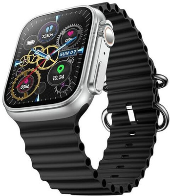 VISHAL 1.99 Series 8 HD Display -Bluetooth Call, Fitness Tracker, Voice Assistance Smartwatch(Black Strap, FREE SIZE)