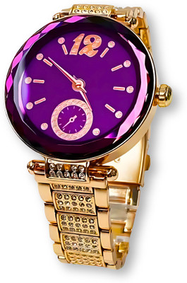 Elevea { LIMITED STOCK WITH 15 YEARS WARRANTY } Stylish Smart Watch for Girls & Women Smartwatch(Gold, Pink Strap, Medium)