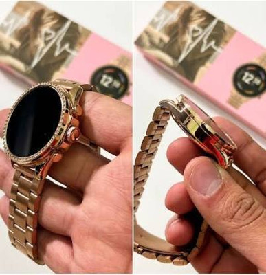 SGG GEN BLUETOOTH SMART WATCH FOR MENS AND WOMEN Smartwatch(Rose Gold Strap, Free)