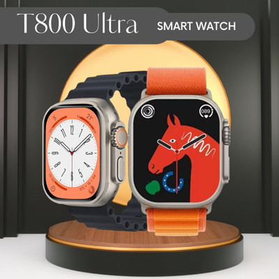 zora T800 Ultra smart watch with WiFi GPS Sim Card 4G Smartwatch (ORANGE + BLACK) Smartwatch(Orange, BLACK Strap, 49MM)