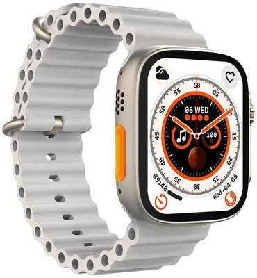 StyCon S8 Ultra max Smartwatch, BT Calling with Dialpad, Multiple Sports Modes Smartwatch(Grey Strap, free size)