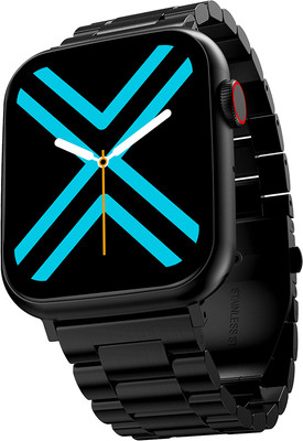 Fire-Boltt Lumos 48.5mm (1.91 inch) Display, BT Call, Steel Design, 100+ Sports Modes Smartwatch(Black-S Strap, Free Size)