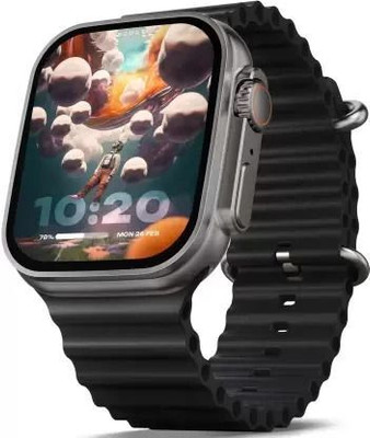 COREGENIX W9 ultra 2 Ultra Honeycomp Edition smart watch with WiFi GPS W9 ultra 2 4G S8 Smartwatch(black Strap, FREE SIZE)