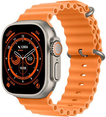 VDTECH T800 Ultra Smart Watch Series 8 ORANGE522 Smartwatch(ORANGE Strap, 45)