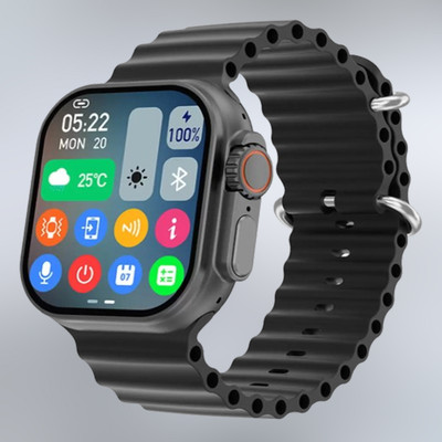 KadWaniya T800 Ultra Smart Watch With bluetooth calling Smartwatch(Black Strap, 49MM)