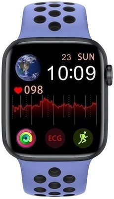 SuviTime W26 Plus Constant Check Smartwatch(Navy Blue Strap, Free Size)