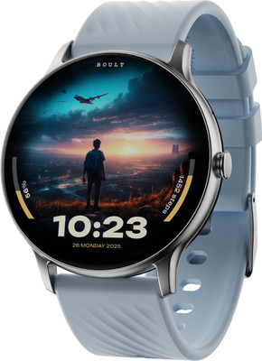 Boult Dire 1.38'' 2.5D Curved HD Display, 500Nits, 250+ Watch Faces, Health Track,IP67 Smartwatch(Blue Strap, Free Size) deal from flipkart Boult Dire 1.38'' 2.5D Curved HD Display, 500Nits, 250+ Watch Faces, Health Track,IP67 Smartwatch(Blue Strap, Free Size) deal from flipkart