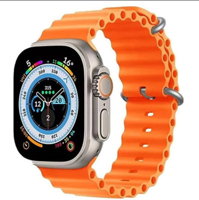 AS TOOL CENTER T800 Smartwatch(ORANGE Strap, FREE)