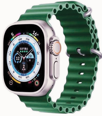 TOUCH 18 T800 Ultra Smart Watch 1.9” (48 mm) Display Bluetooth Calling HD Smart Watch Smartwatch(Green Strap, Free Size)