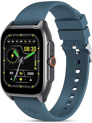 itel Smartwatch 2ES Bluetooth Calling with 1.8'' Display Smartwatch(Blue Strap, Regular)