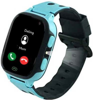 Sekyo S2 SIM Calling SmartWatch for Kids, Parent Control, SOS, Live Location Tracking Smartwatch(Blue Strap, 3 Days Battery, Class Mode, Safety watch for kids, Kids smartwatch)