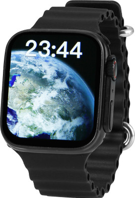 MZ M707W-T800 Ultra (Smart Watch) with 1.99 INCH 50mm Infinite Display Smartwatch(Black Strap, XL)