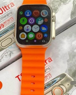 BOOMLY T800 Ultra Smart Watch Series 8 ORANGE Smartwatch(QRANGE Strap, FREESIZE)