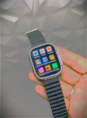 ZOROY New Smartwatch T800 Ultra 8 With BT Calling & Wireless Charging Smartwatch(Black Strap, Free Size)
