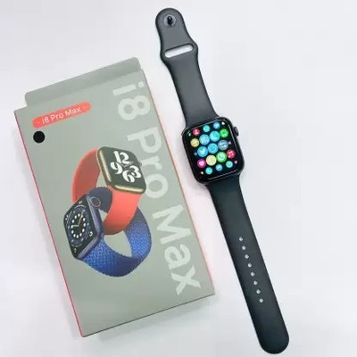 STROMBUCKS i8 Pro Max BT Calling Smartwatch(Black Strap, Regular)