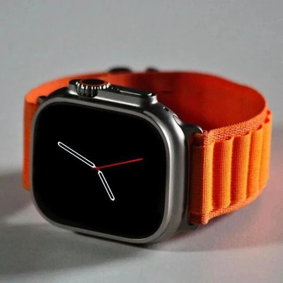 jinzs T800 Ultra Smart Watch 1.9” (48 mm) Display Bluetooth Calling HD Smart Watch Smartwatch(ORANGE Strap, Free Size)