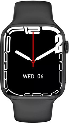 Foxne Point W17 Smartwatch Series 6 Wireless Charging Smartwatch(Charcoal Strap, Free)