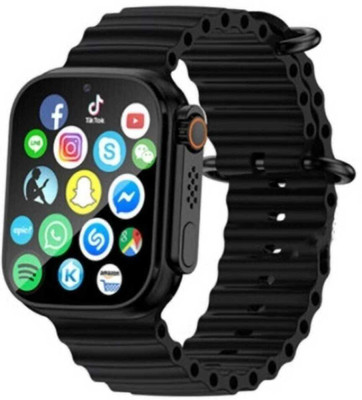 EVAAENTERPRISES smartwatch t10 ultra with compact design Smartwatch(black Strap, free size)