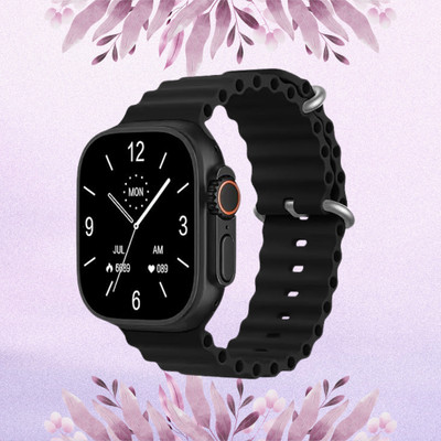 ZETTTECH T800 Ultra Smartwatch Elite Edition with Advanced Health Tracking Smartwatch(Black Strap, Free Size)