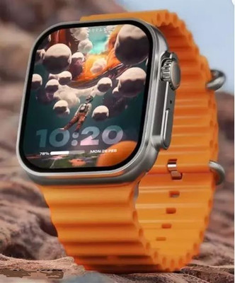 TechElectro T800 Ultra Smart Watch Series 8 For Men & Women Smartwatch(ORANGE Strap, Free Size)