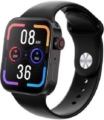 Storia i8 pro max Touch Screen Smart Watch Compatible with All Smartphone Smartwatch(Black Strap, NA)