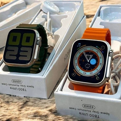Veu T800 Ultra Smart Watch Series 8 ORANGE522 Smartwatch(ORANGE Strap, FREESIZE)