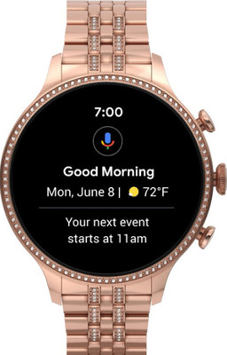 TECHMAZE 5G smatwatch Bluetooth Calling Smartwatch Smartwatch(Rose Gold Strap, Free Size)